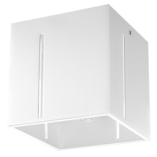 PIXAR Taklampa - Vit - Modern Aluminiumdesign - Perforerad Skärm - Utbytbart G9-lampa - Futuristisk Belysning - Lätt Väggmontering