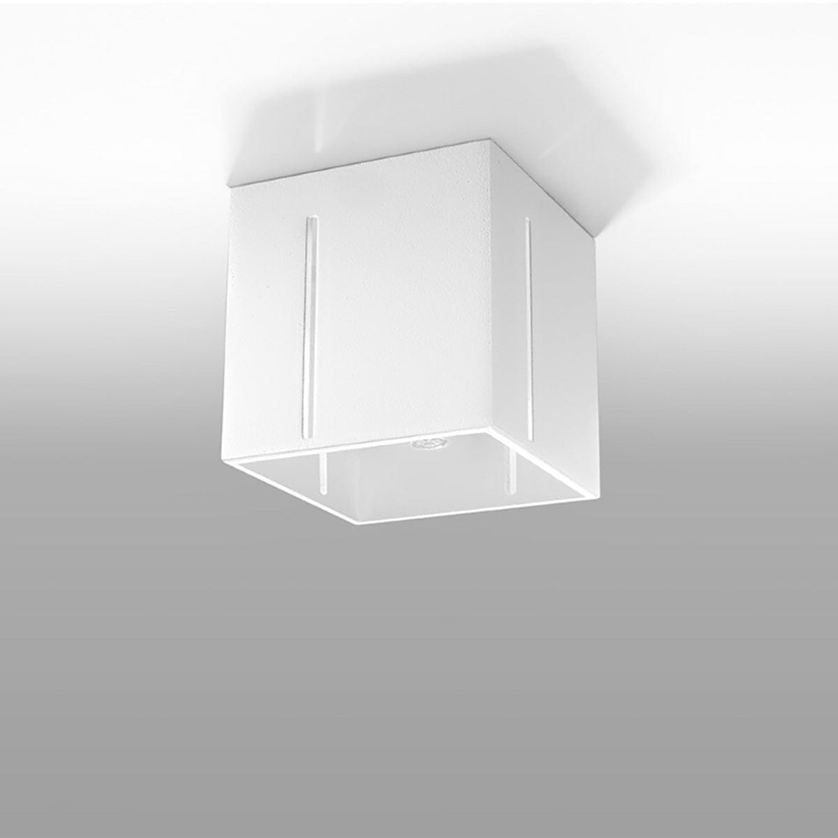 PIXAR Taklampa - Vit - Modern Aluminiumdesign - Perforerad Skärm - Utbytbart G9-lampa - Futuristisk Belysning - Lätt Väggmontering