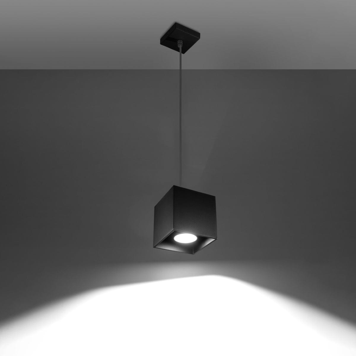 Quad Black Taklampa - GU10 Lampa - Modern Aluminiumdesign - 10x110 cm