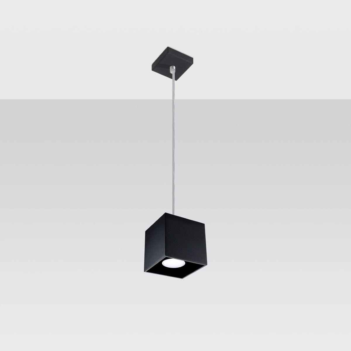 Quad Black Taklampa - GU10 Lampa - Modern Aluminiumdesign - 10x110 cm