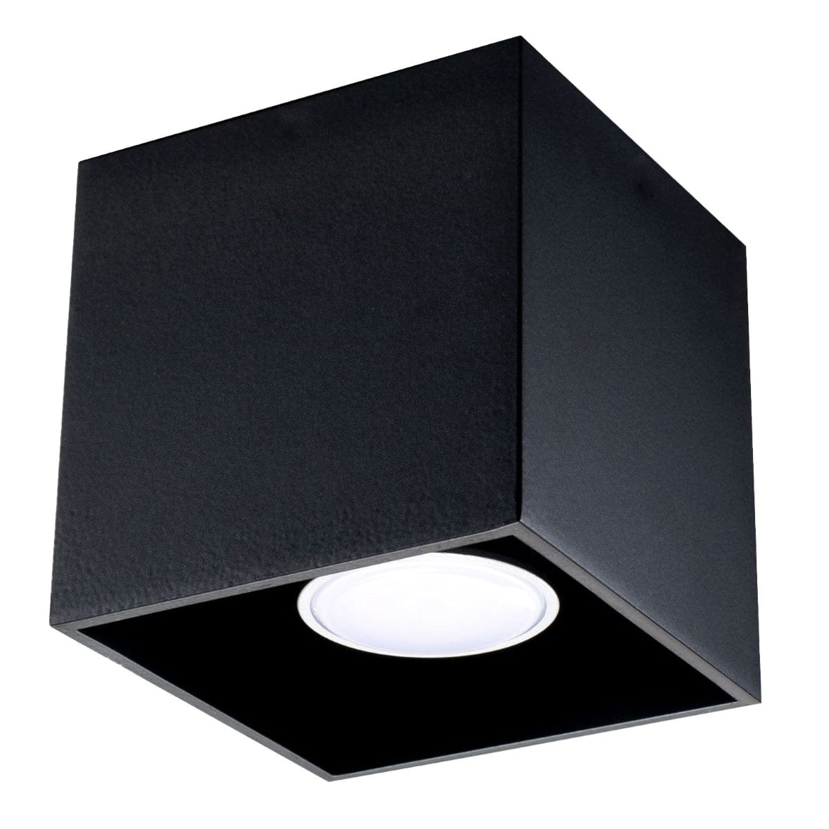 Quad Black Ceiling/Wall Lamp - Modern Cylindrical Design - LED - Aluminium