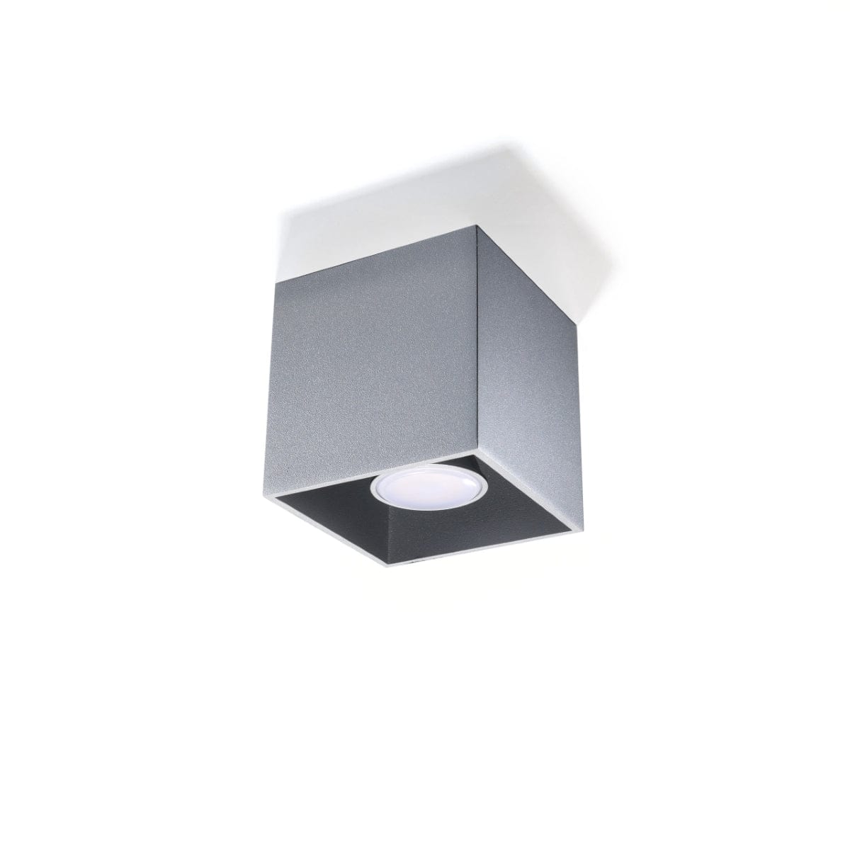 Quad Gray Aluminum Taklampa - Modern Stil - Justerbar Belysning - LED Kompatibel