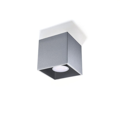 Quad Gray Aluminum Taklampa - Modern Stil - Justerbar Belysning - LED Kompatibel
