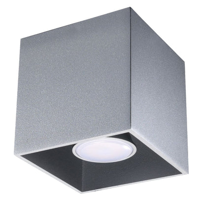 Quad Gray Aluminum Taklampa - Modern Stil - Justerbar Belysning - LED Kompatibel