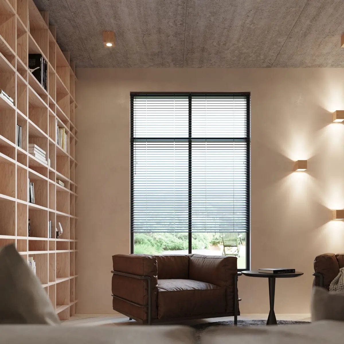 QUAD Naturlig Trä Taklampa - Minimalistisk Design - Lätt att Rengöra - Snabb Installation - Naturlig Träfinish - Utbytbara GU10 Ljuskällor