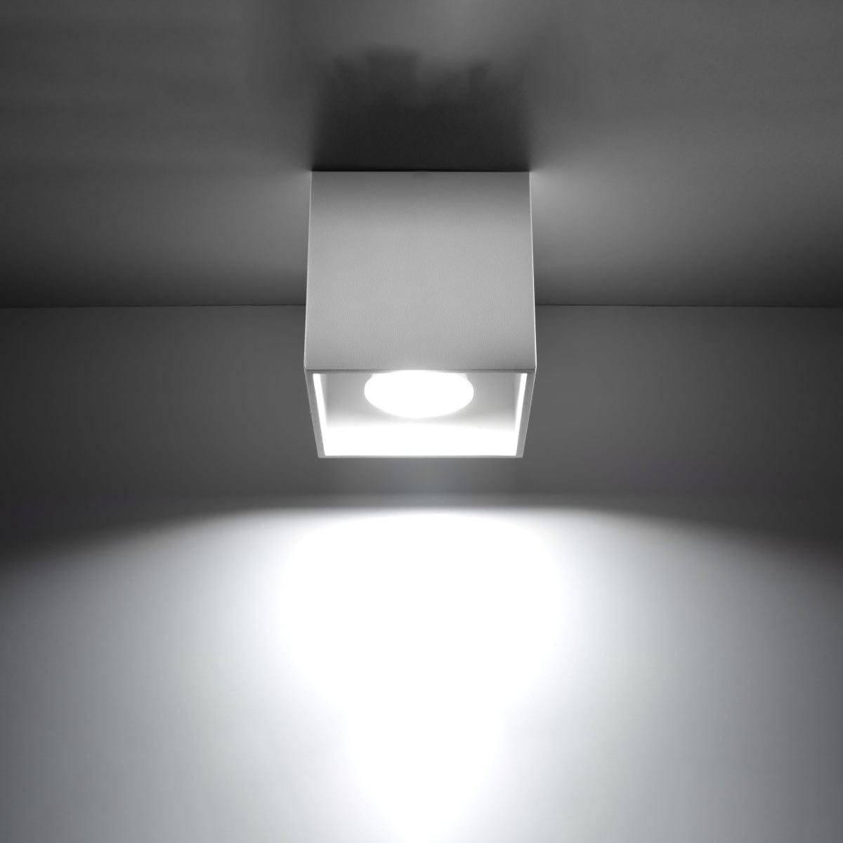 Quad Vit Aluminium Taklampa - Modern - Justerbar LED belysning - Stilren design