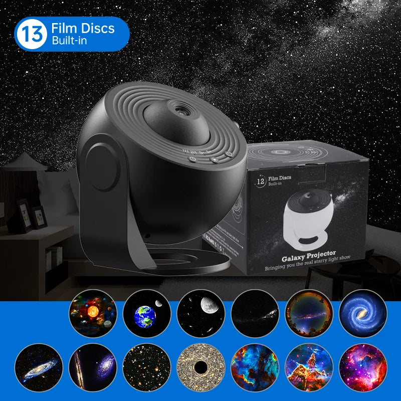 12 i 1 Nattljus Galaxy Projektor