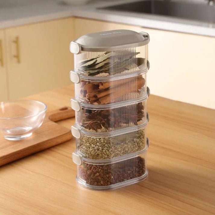 Carvallo | SpiceTower - Stapelbar Multi-Layer Kryddbox