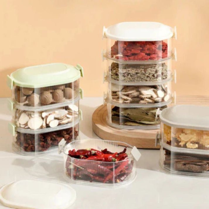 Carvallo | SpiceTower - Stapelbar Multi-Layer Kryddbox