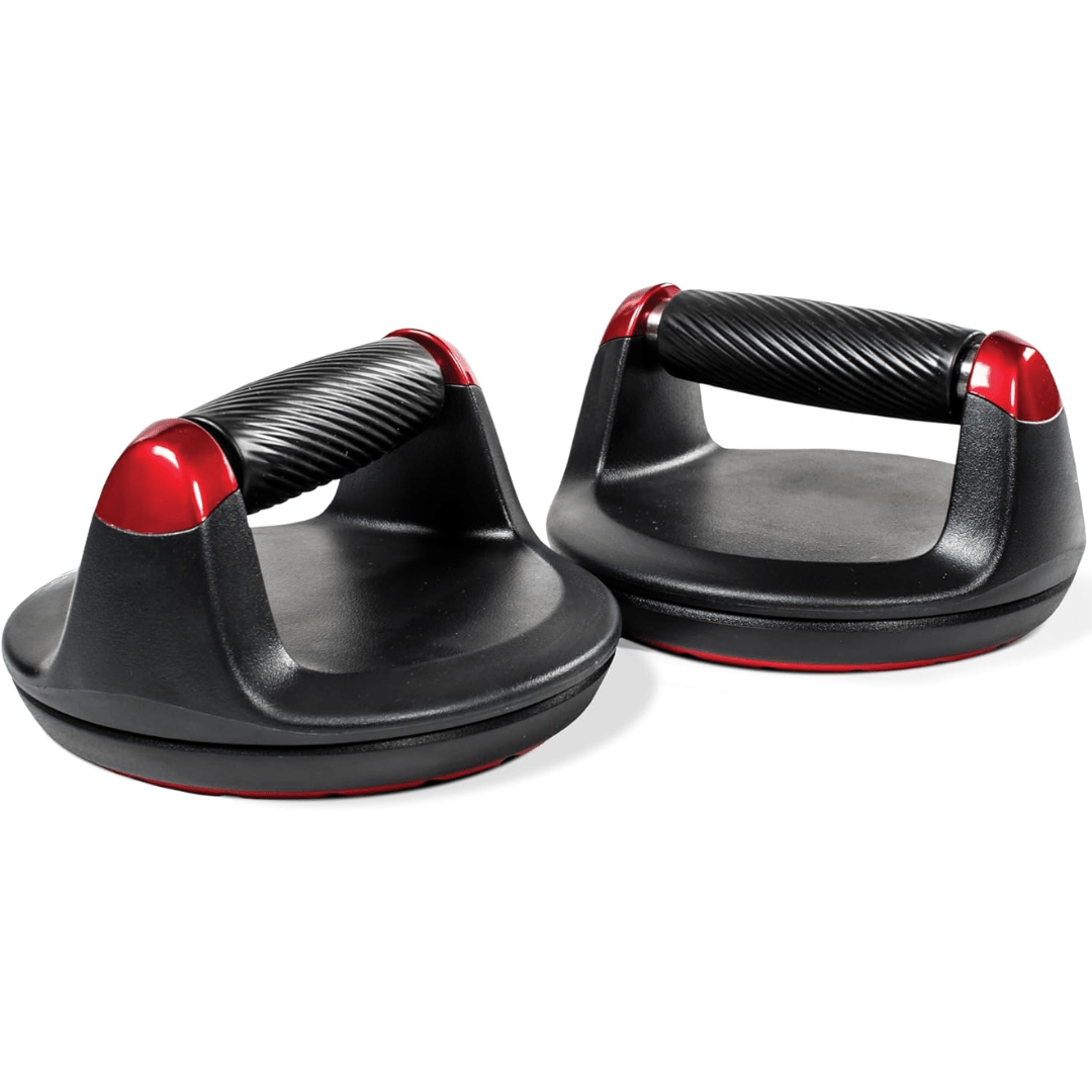 Spinfit Rotating Push-Up Grips - Ergonomic Wrist Protection - 180 kg Load Capacity - Dynamic Strength Training for Chest, Shoulders &amp; Core