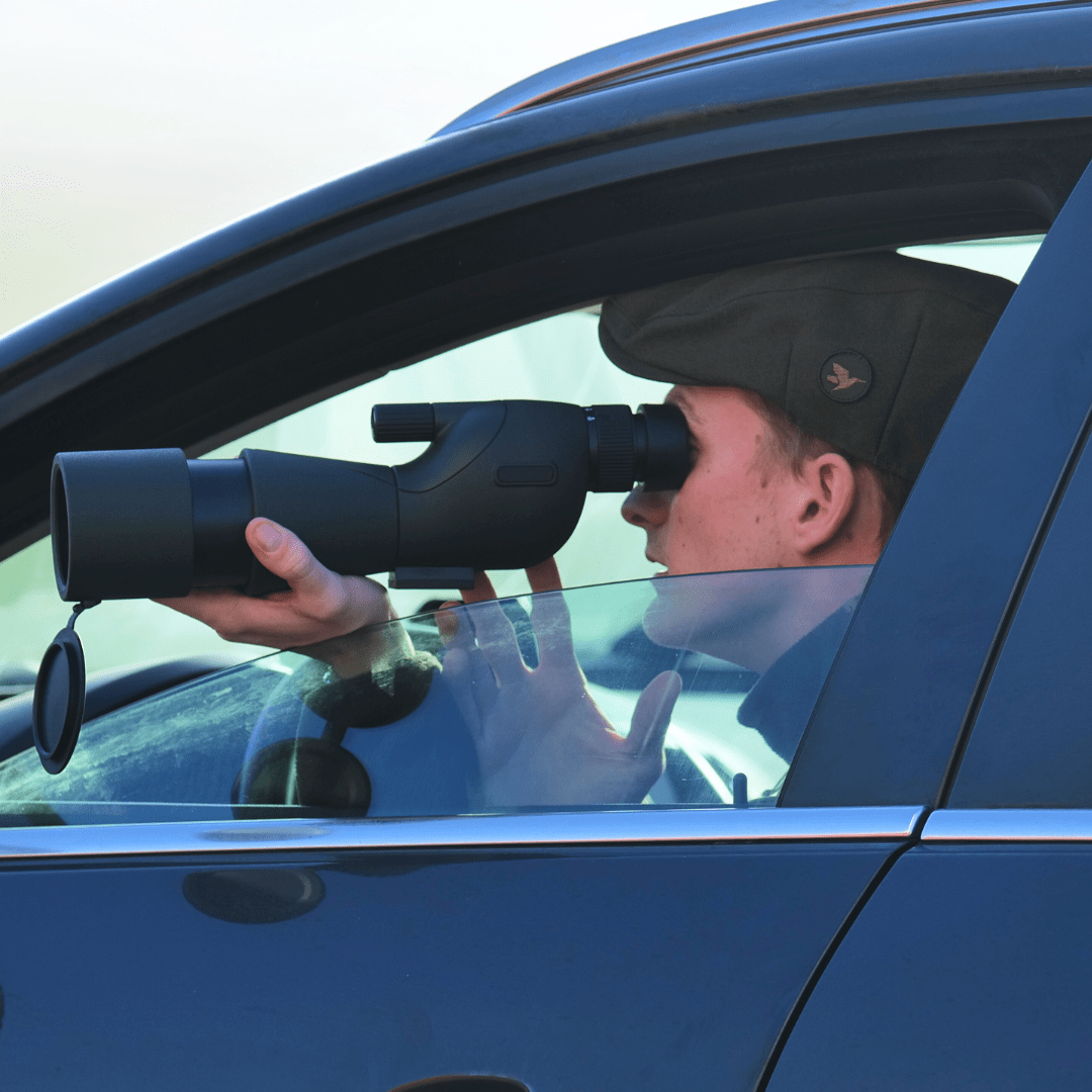 Carvallo – Zoomspottinghuvud med 25–75x förstoring och bred 60 mm lins