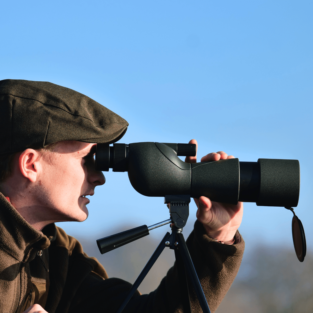 Carvallo – Zoomspottinghuvud med 25–75x förstoring och bred 60 mm lins