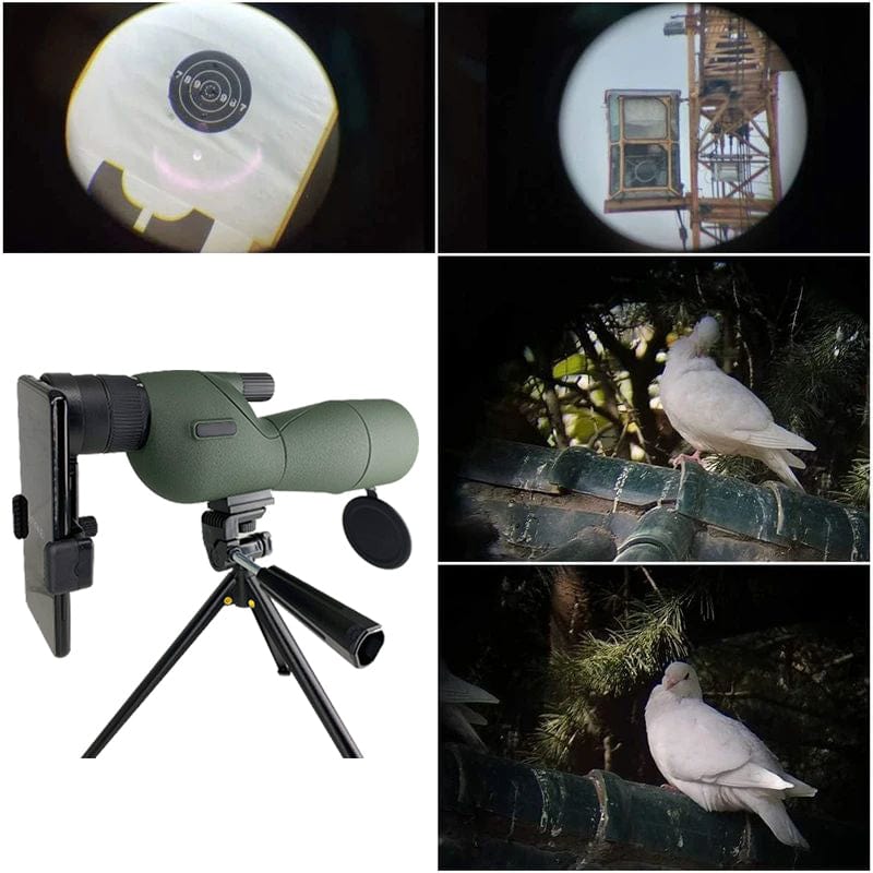 Carvallo – Zoomspottinghuvud med 25–75x förstoring och bred 60 mm lins