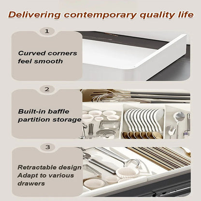 Carvallo - Expanderbar köksorganisatör avskiljare