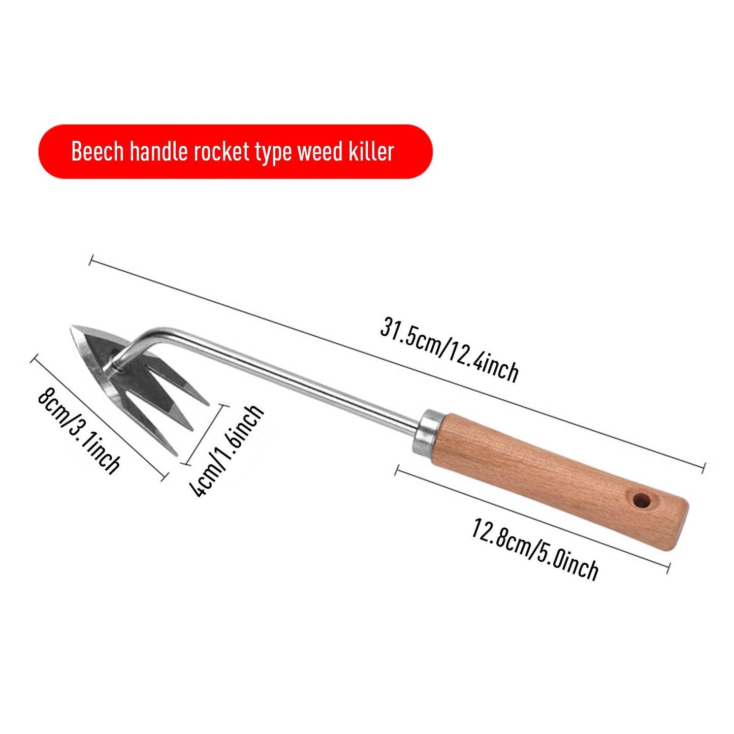 Royallure Premium Rostfritt Stål Ogräsklippare och Gräsklippartool