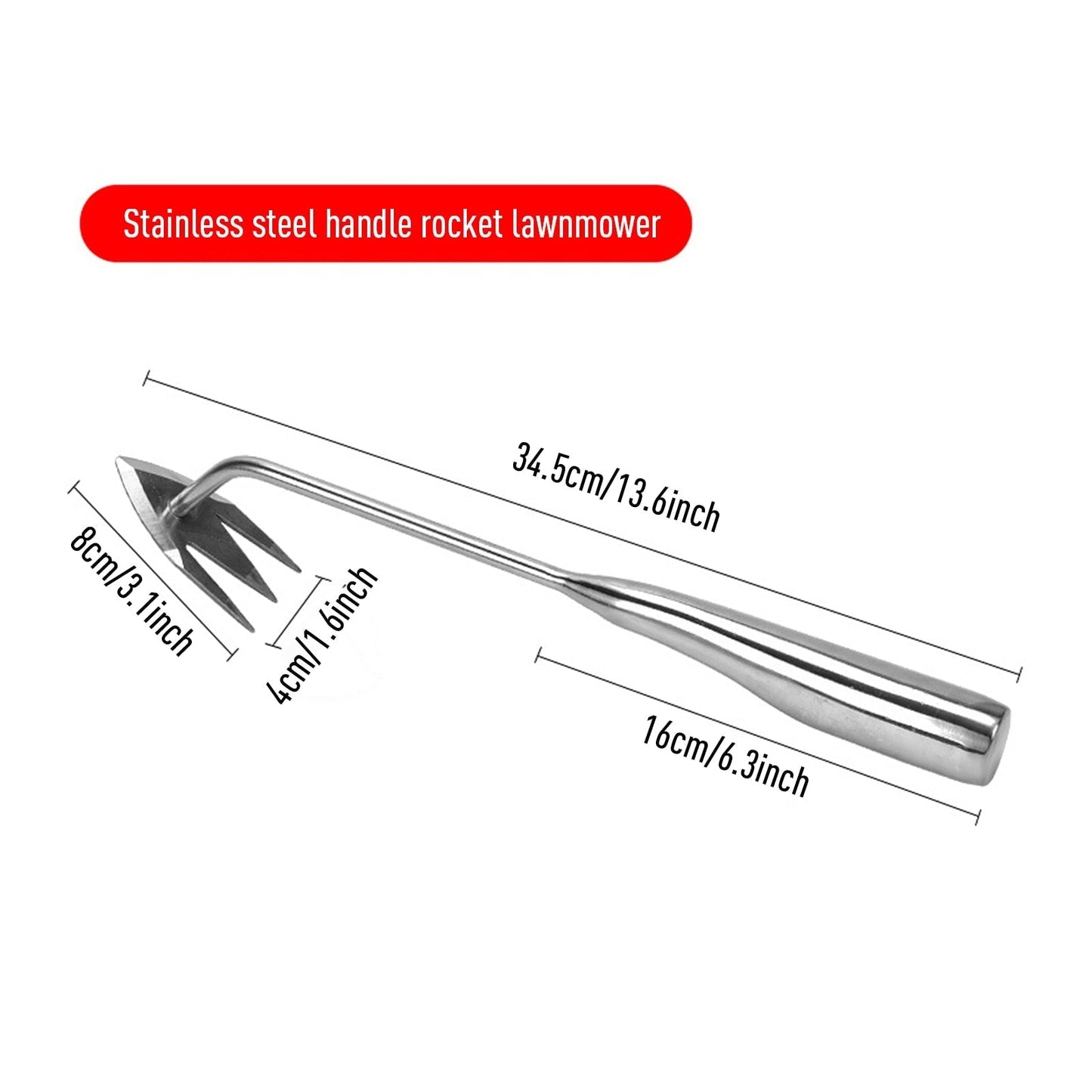 Royallure Premium Rostfritt Stål Ogräsklippare och Gräsklippartool