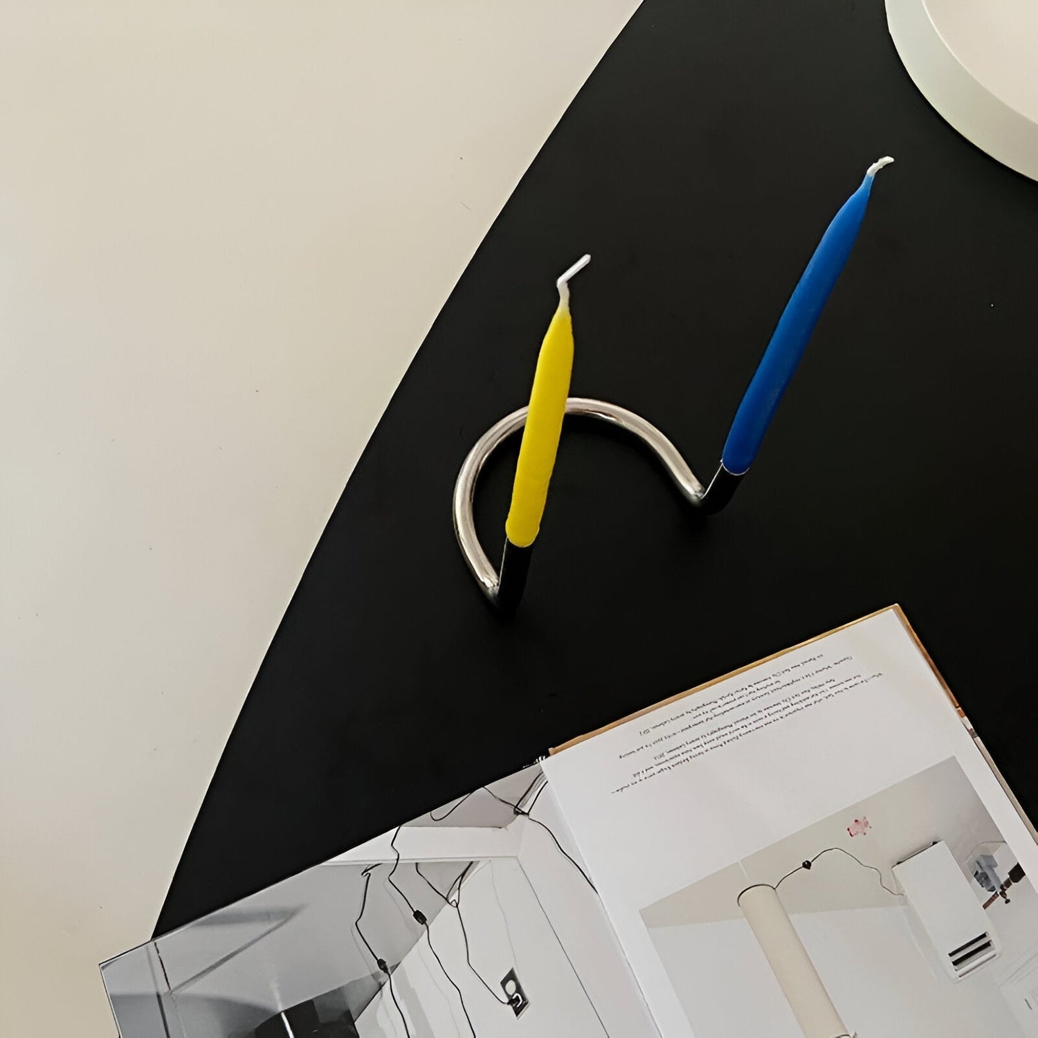 Stainless Steel U-Formad Kandelaberhållare