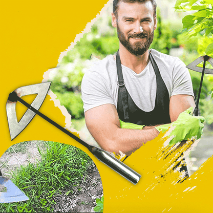 Stahl-Hohlhacke – Skarpt och hållbart trädgårdsverktyg för enkelt ogräsrensning och jordbearbetning