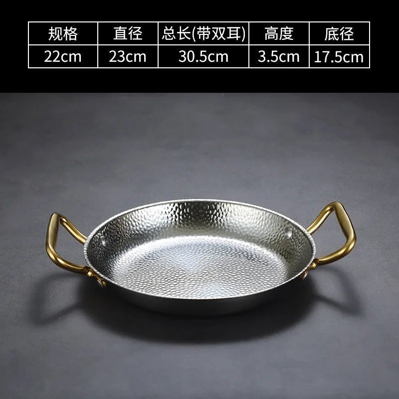 SteelChef – hamrad rostfri kastrull för stekpannor och såser