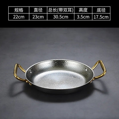 SteelChef – hamrad rostfri kastrull för stekpannor och såser