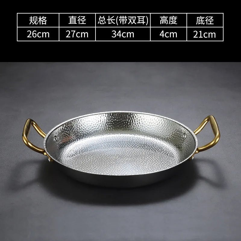 SteelChef – hamrad rostfri kastrull för stekpannor och såser