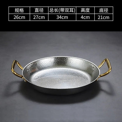 SteelChef – hamrad rostfri kastrull för stekpannor och såser