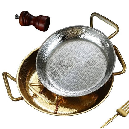 SteelChef – hamrad rostfri kastrull för stekpannor och såser