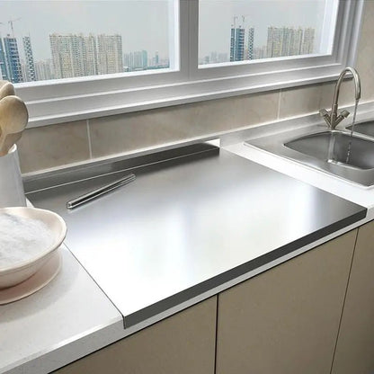 STEELCUT PRO - Rostfritt stål skärbräda med halkfri botten och integrerad kant