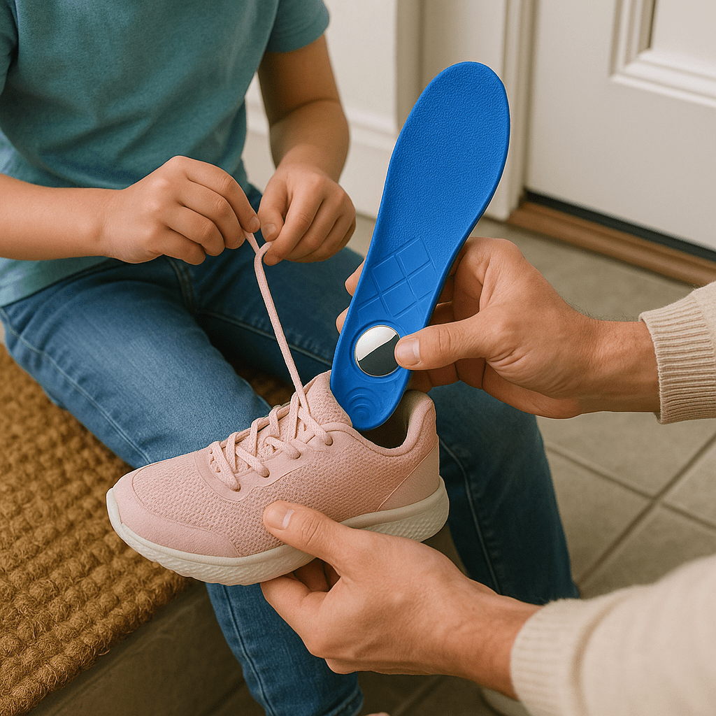 STEPTRAX – Intelligenta inläggssulor med AirTag-spårningsficka