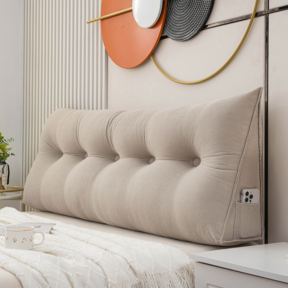 Royelux Vattentät Wedge Kudde - Ergonomiskt Stöd för Inomhus- och Utomhusbruk