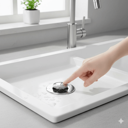 STOPBLOCK – avloppsskydd för förebyggande av stopp och skydd av smycken