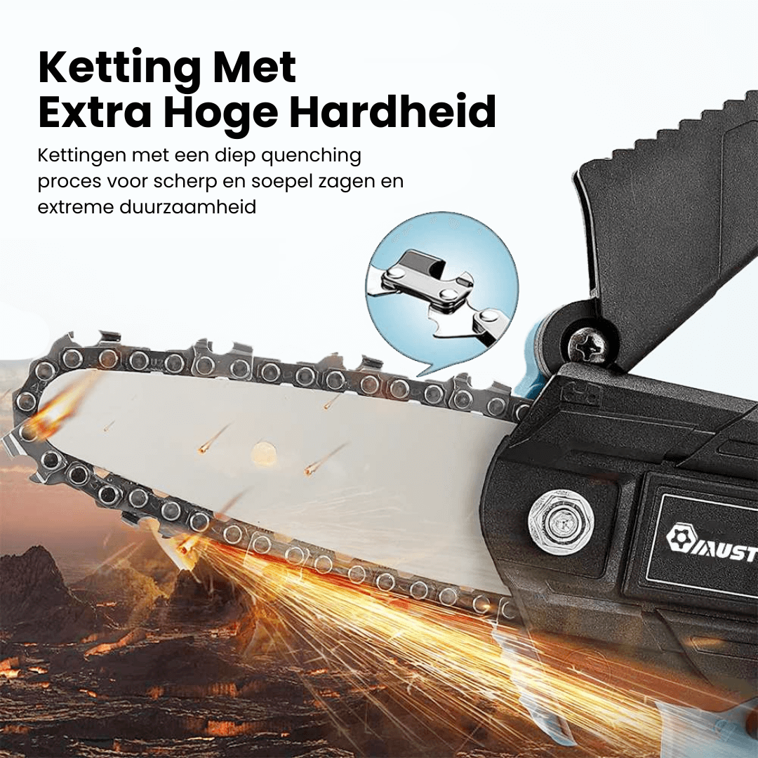 Stormblade Elektro-Mini-Kedjesåg - Lätt 1200W grenklyv för 18V Makita batterier