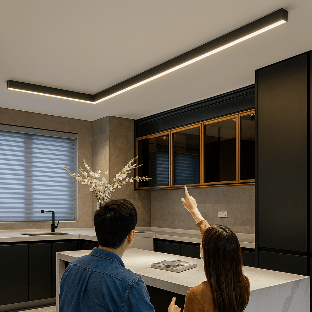 LUMIVIA – Minimalistisk LED-taklampa med skandinavisk elegans