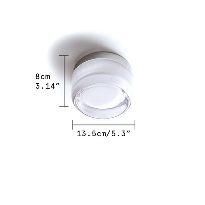 Vägglampa Modern LED Rund Akrylarmatur