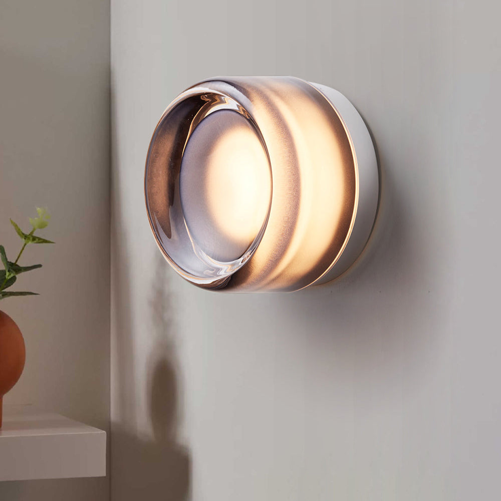 Vägglampa Modern LED Rund Akrylarmatur