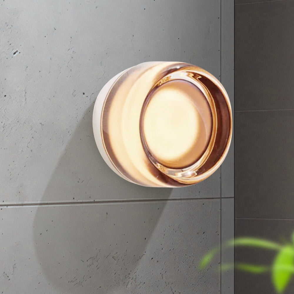 Vägglampa Modern LED Rund Akrylarmatur