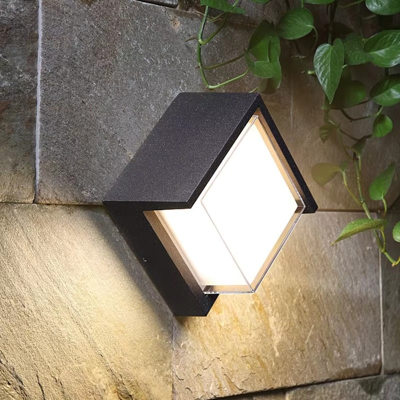 Utomhus vägglampa vattentät rörelsesensor LED
