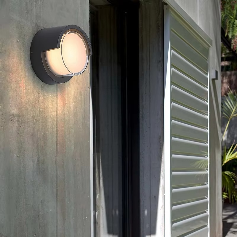 Utomhus vägglampa vattentät rörelsesensor LED