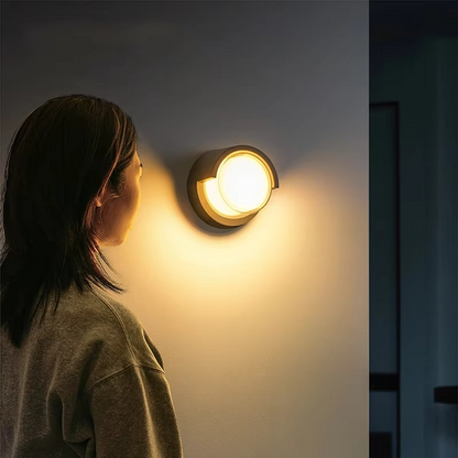 Utomhus vägglampa vattentät rörelsesensor LED