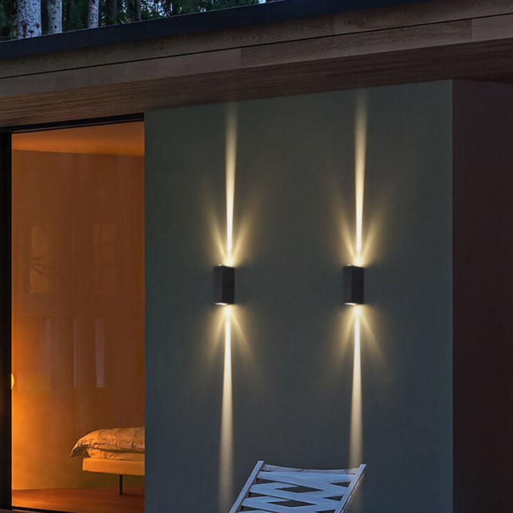 Vägglampa Modern Svart Utomhus LED Armatur