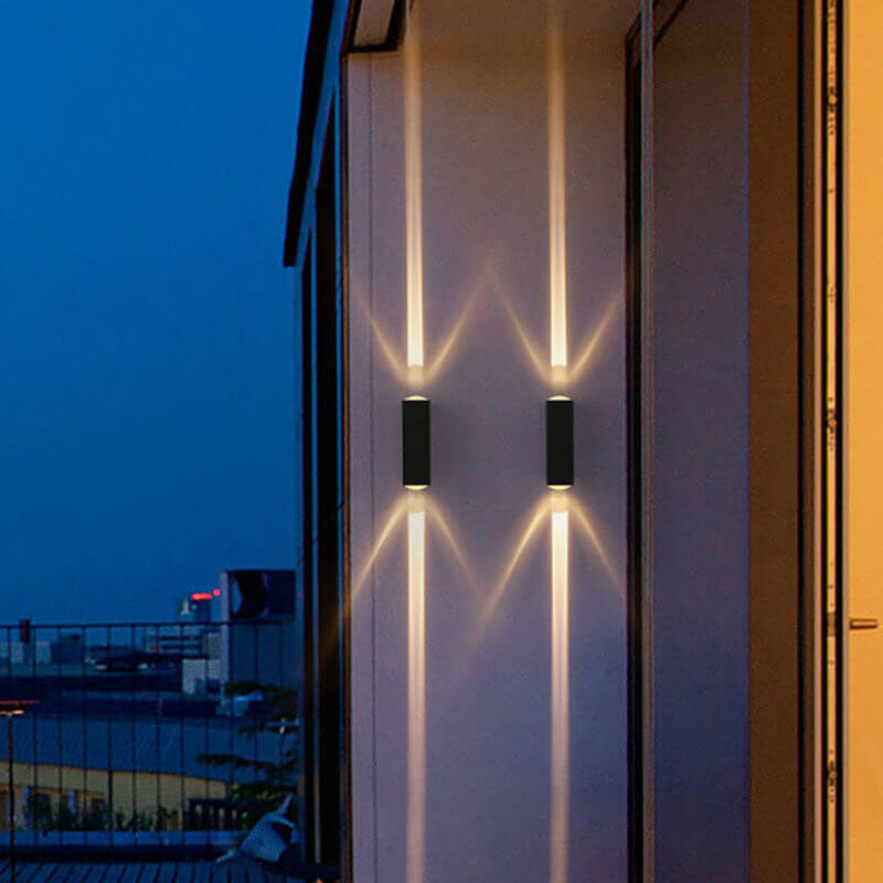Vägglampa Modern Svart Utomhus LED Armatur