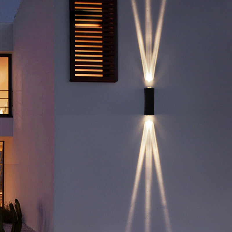 Vägglampa Modern Svart Utomhus LED Armatur