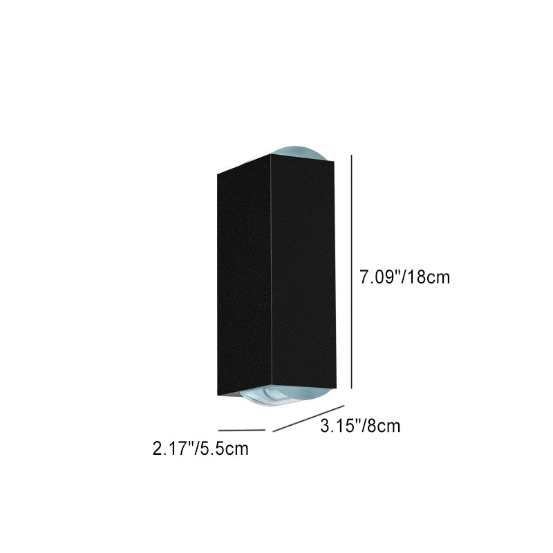 Vägglampa Modern Svart Utomhus LED Armatur