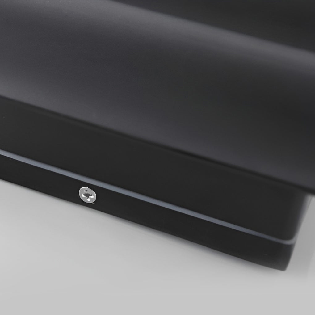 Utomhus svart LED vägglampafäste