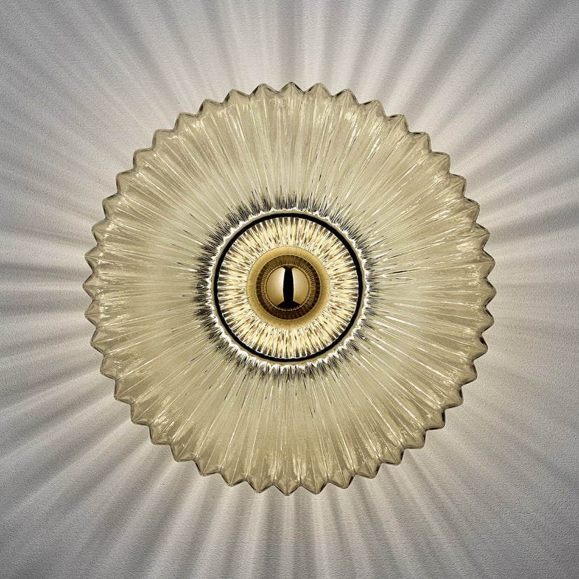 Vägglampa Vintage Glasdom Sconce