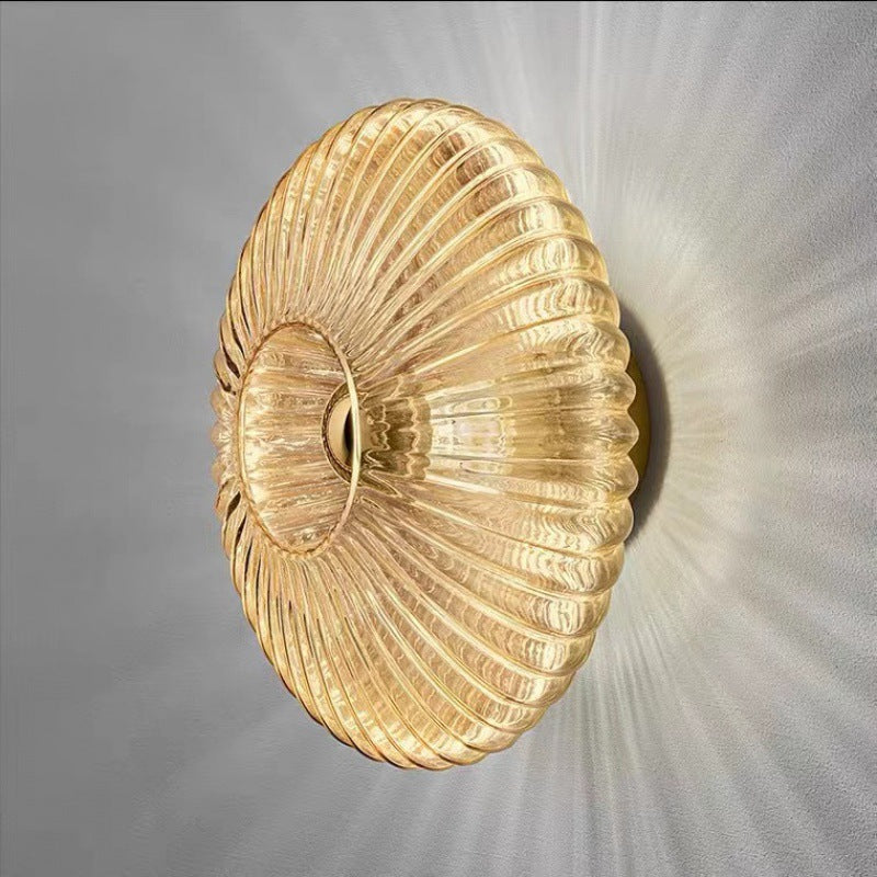Vägglampa Vintage Glasdom Sconce