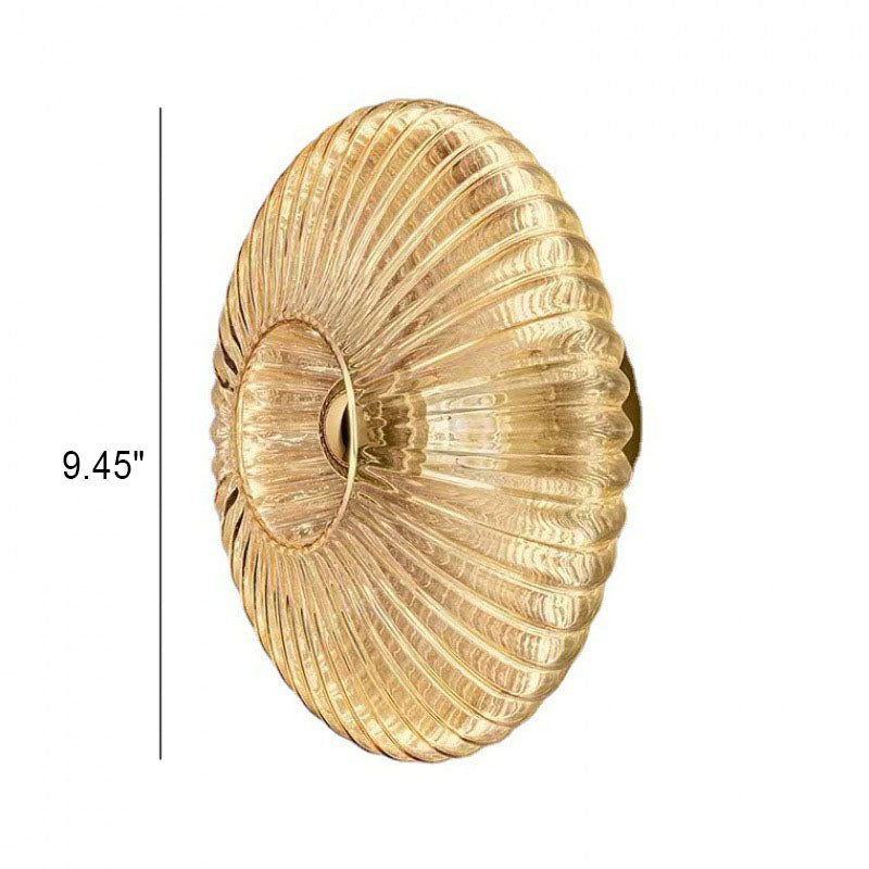 Vägglampa Vintage Glasdom Sconce