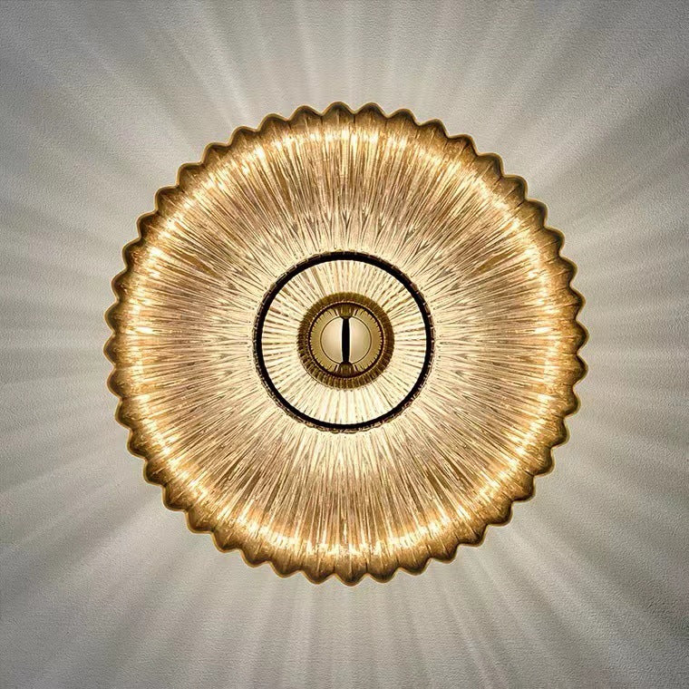 Vägglampa Vintage Glasdom Sconce