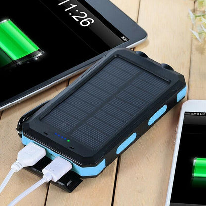 SUNVAULT MAX – Vattentät solpowerbank med 30000mAh kapacitet