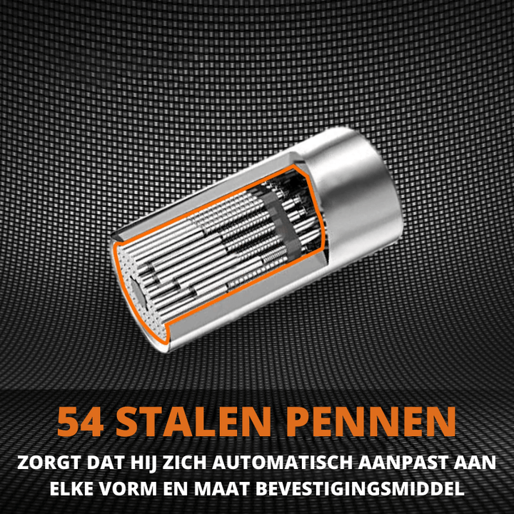 Supersocket Universal-nyckeladapter - 7mm till 19mm självinställande verktyg för hemmabyggare, bil- och husreparationer
